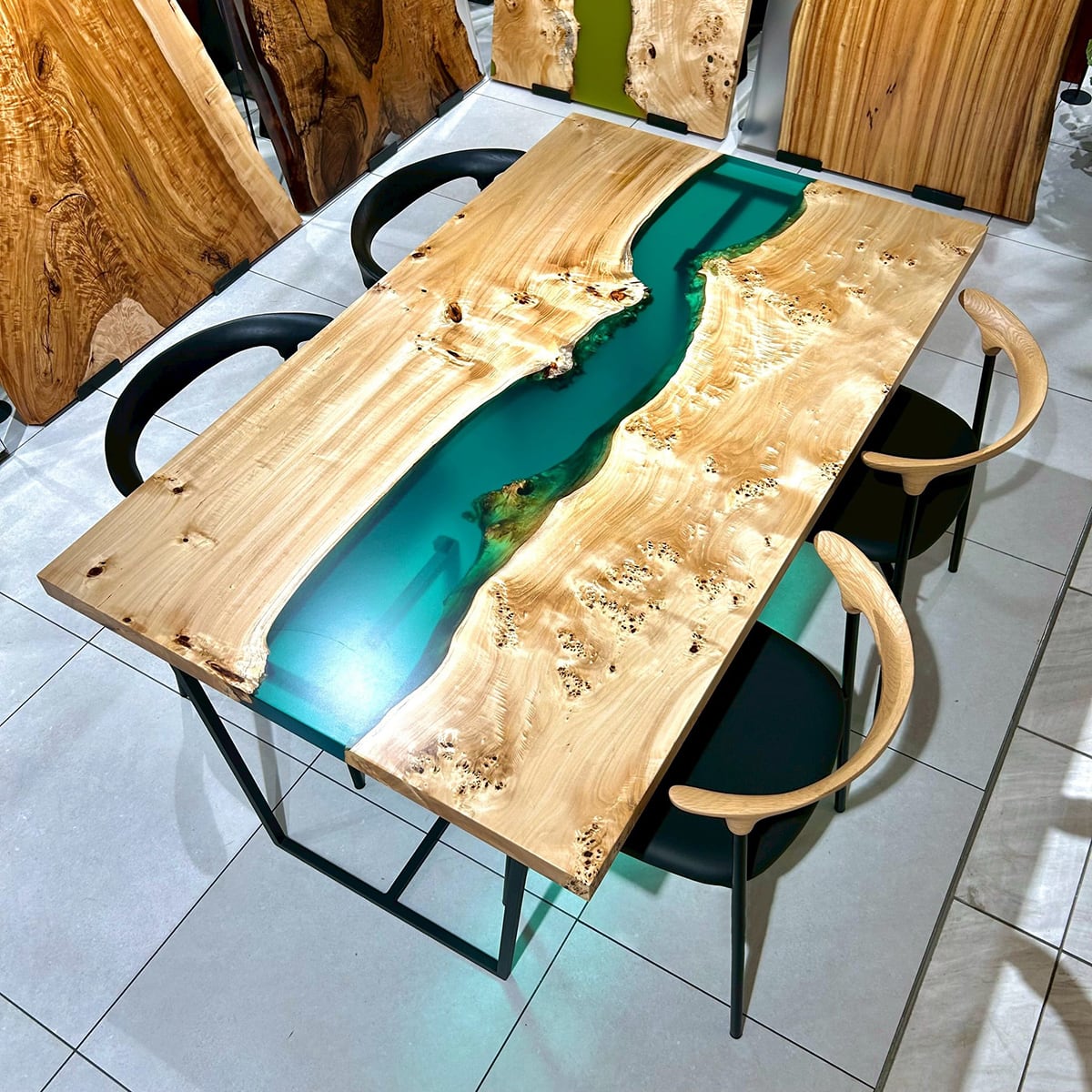 レジン店　RESINポプラ　幅150×奥行90×厚み4.6(cm)