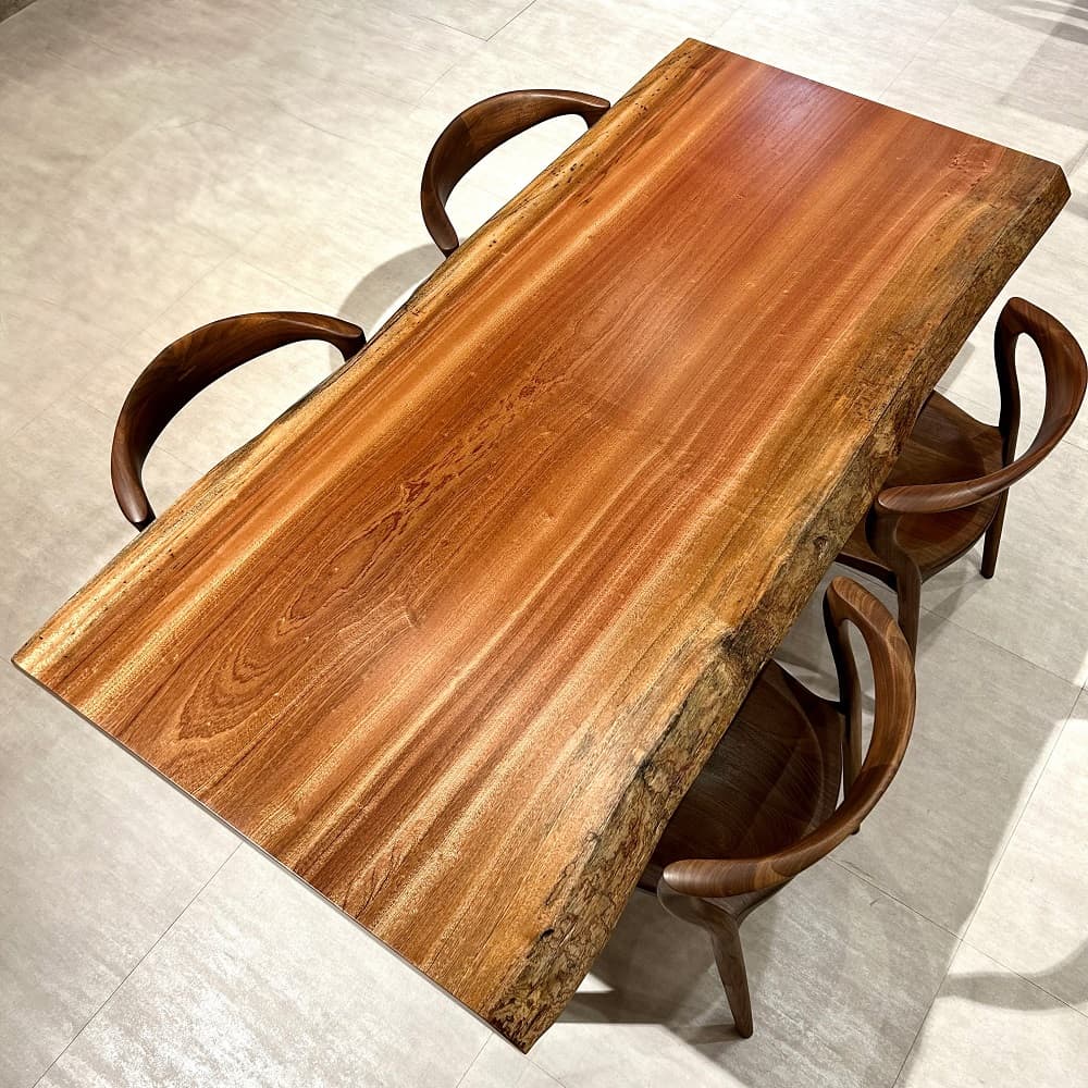 横浜店　サペリ　幅180×奥行80-83×厚み5(cm)