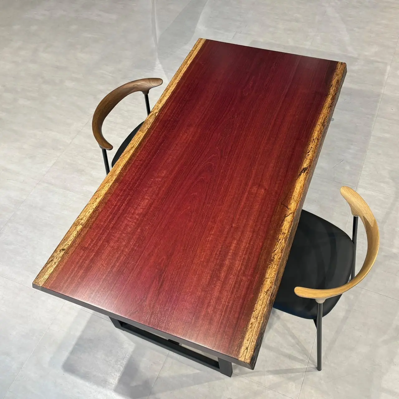 天神店　パープルハート　幅150×奥行78-80×厚み5.6(cm)