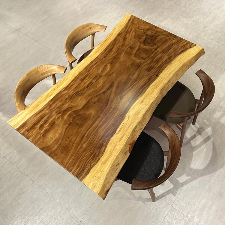 横浜店　モンキーポッド　幅160×奥行75-90×厚み5(cm)