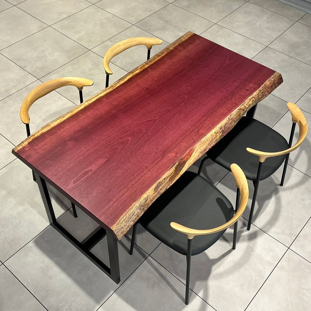 大川店 パープルハート 幅150×奥行71-73×厚み5(cm)