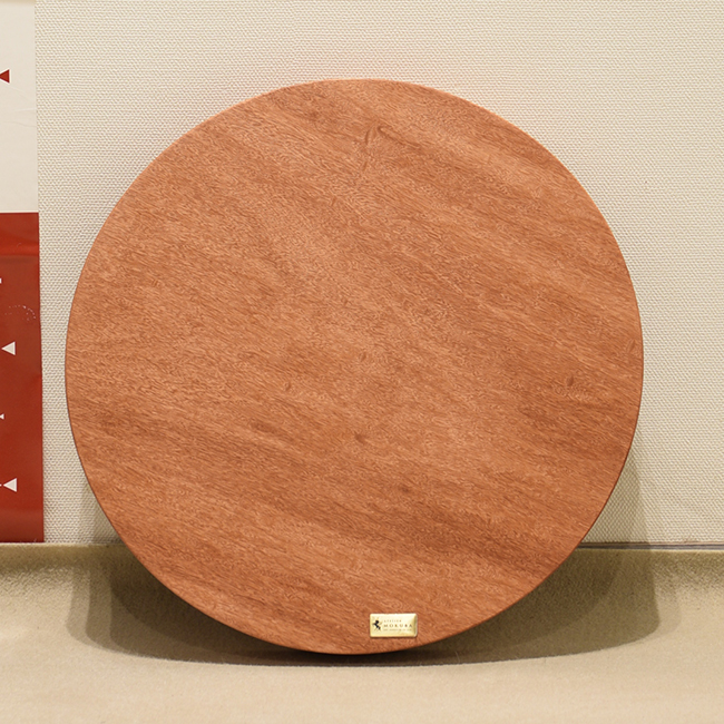 一枚板 丸テーブル ボセ HZ-190806-2 (W400)| ATELIER MOKUBA （関家具 