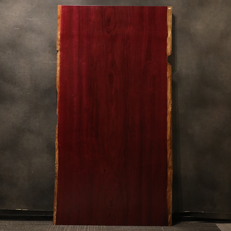 一枚板　パープルハート(杢)　653-1/2-10-2　(W200cm)