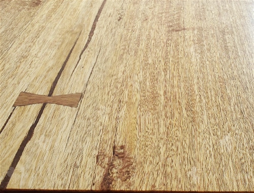 スリランカウォールナット一枚板ダイニングテーブルの画像
