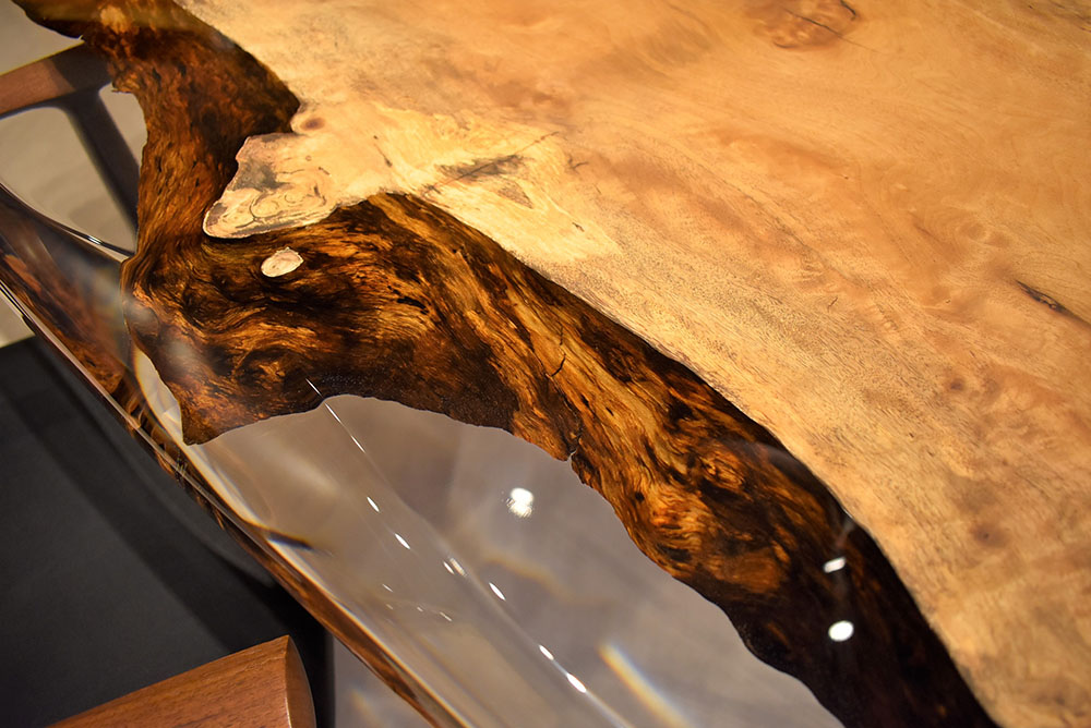 美しいレジンテーブル！ – 一枚板テーブル、無垢材 天板の販売