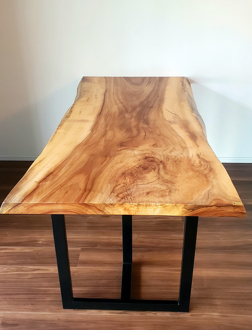 日本最大のブランド ローズマリー様 一枚板 テーブル 高級 木製 サイド 