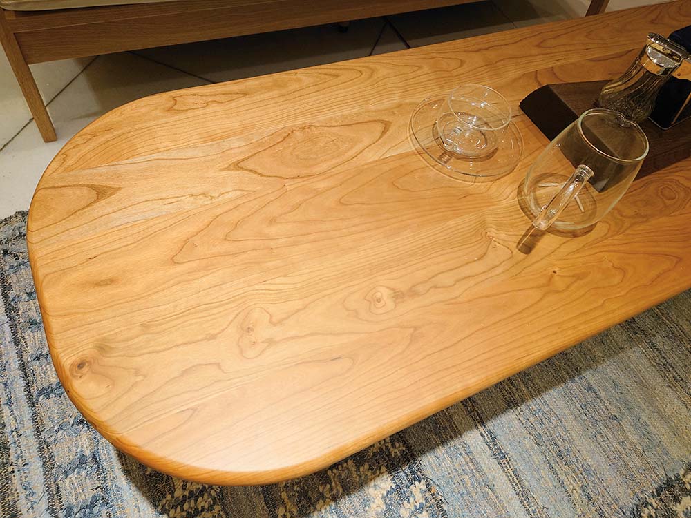 廃盤希少】The Conran Shop チェリー無垢材 ローテーブル オーダー家具