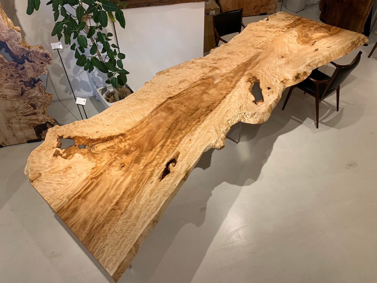 GMDH206B○ アトリエ木馬 / ATELIER MOKUBA 栃無垢材 橡 ダイニング 