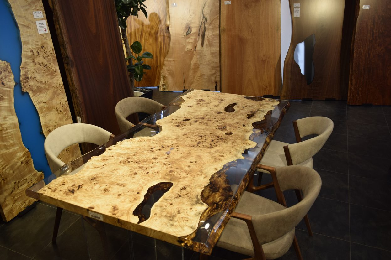 感動した一枚板！レジンポプラについて – 一枚板テーブル、無垢材 天板  