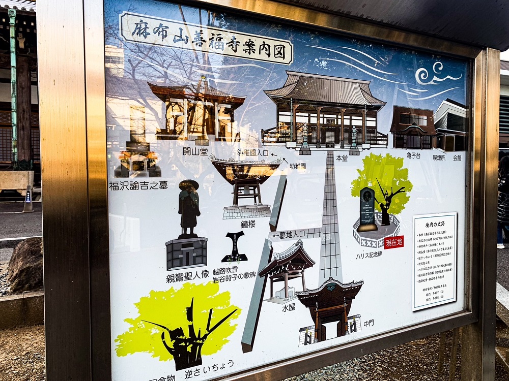 善福寺案内図