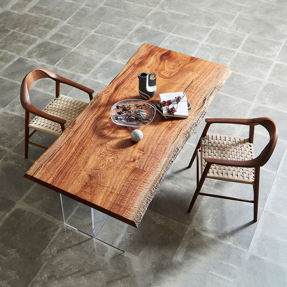 サペリ一枚板テーブル