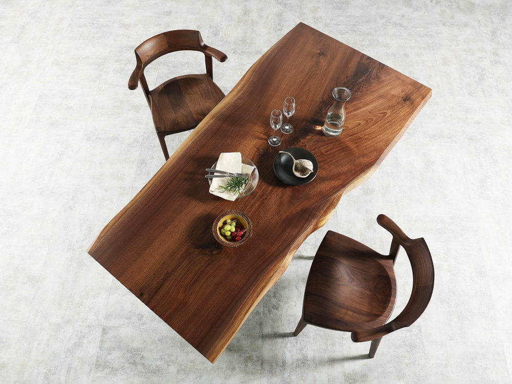 ウォールナット一枚板テーブル