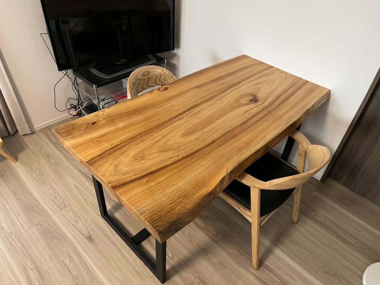 クス一枚板納品事例