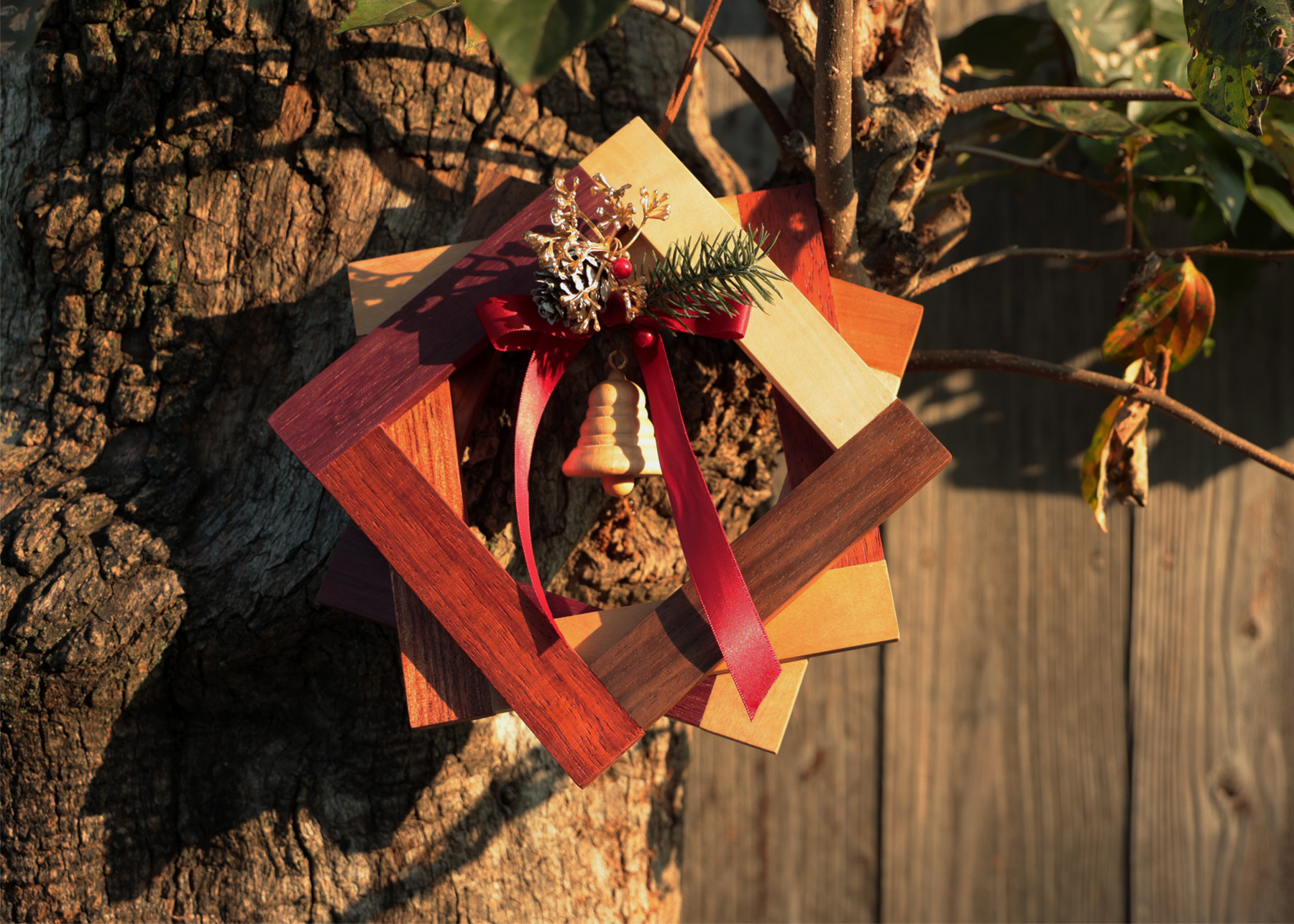 12/13(土),14(日) 木のクリスマスリース ワークショップ 大川ギャラリー