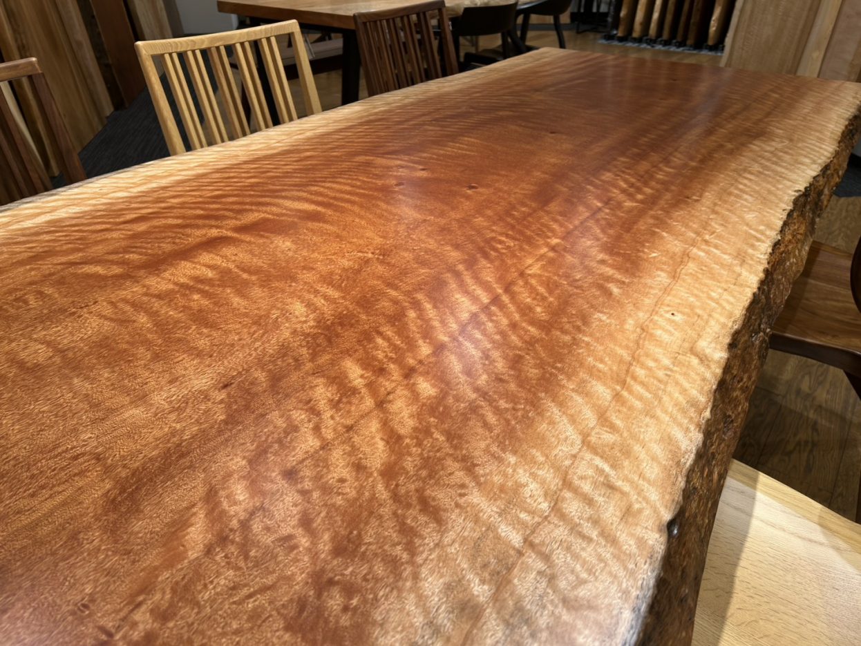 一枚板ボセ353－2/2－13－1の木目アップ