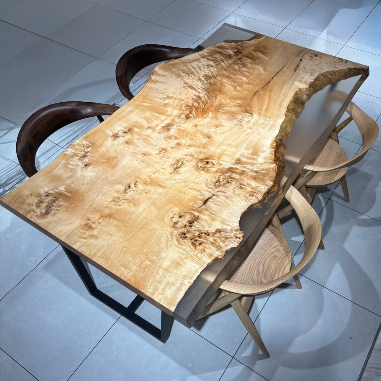 4/2-21　アトリエ木馬・新宿　一枚板フェア