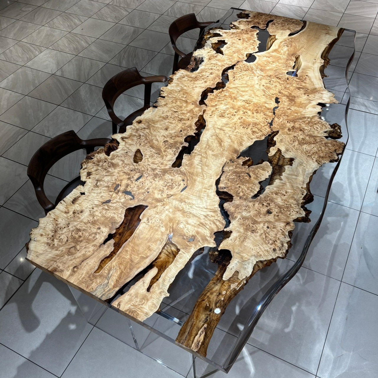 4/2-21　アトリエ木馬・新宿　一枚板フェア