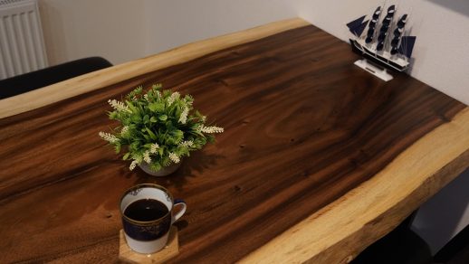 モンキーポッド一枚板テーブル納品事例