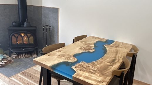 ポプラレジンテーブル納品事例