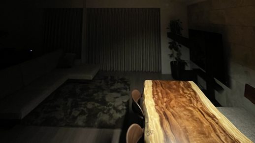 モンキーポッド一枚板テーブル納品事例