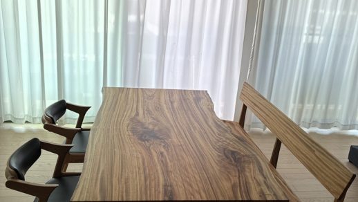 クス一枚板納品事例