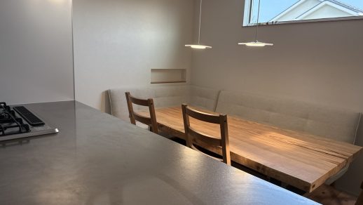 アッシュ一枚板納品事例